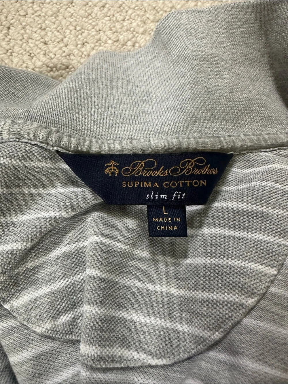 Men’s Size L Polo Collection in Purple, Burgundy, Navy & Gray, Assorted Brands